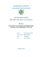 XÂY DỰNG VÀ ỨNG DỤNG MÔ HÌNH COKB GIẢI BÀI TOÁN HÌNH HỌC TAM GIÁC