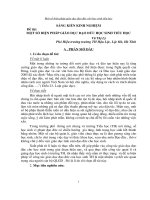 Sáng kiến kinh nghiệm Một số biện pháp giáo dục đạo đức cho học sinh tiểu học