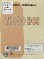Giáo trình Tế bào học