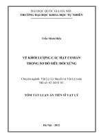 Về khối lượng các hạt cơ bản trong sơ đồ siêu đối xứng