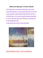 blend style lãn mạn 2 textures blend p1