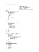 ĐỀ THI KỸ THUẬT LẬP TRÌNH LẦN 1 VÀ LẦN 2  TRƯỜNG CAO THẮNG