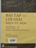 Bài tập và lời giải điện từ học