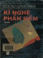 Kỹ nghệ phần mềm, cách tiếp cận của người thực hành. Tập 1