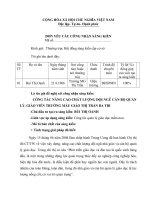 SKKN CÔNG TÁC NÂNG CAO CHẤT LƯỢNG ĐỘI NGŨ CÁN BỘ QUẢN LÝ, GIÁO VIÊN TRƯỜNG MẪU GIÁO THỊ TRẤN BA TRI