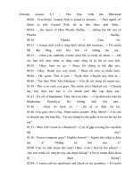 Học tiếng anh qua hội thoại Friends season 1 the one with the blackout