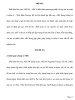 Tiểu Luận Bình luận về các nguyên tắc điều chỉnh hoạt động của ARF