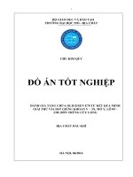 Luận Văn đánh giá tầng chứa oligoxen e70 từ kết quả minh giải thử vỉa dst giếng khoan y – 3x, mỏ y, lô 09 – 2