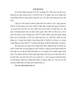 Tiểu Luận Cộng đồng an ninh ASEAN