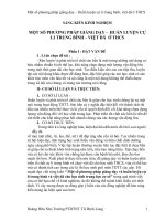 Một số phương pháp giảng dạy-huấn luyện cự ly trung bình, việt dã ở THCS