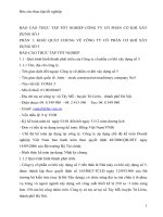 BÁO CÁO THỰC TẬP TỐT NGHIỆP CÔNG TY CỔ PHẦN CƠ KHÍ XÂY DỰNG SỐ 5