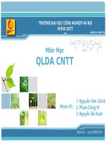 Work Breakdown structure –  Bảng công việc