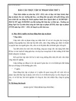 BÁO CÁO THỰC TẬP SƯ PHẠM NĂM THỨ 3