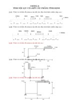 Bài tập cơ kết cấu
