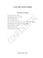 SKKN y tế học đường_Chăm sóc sức khỏe ban đầu cho học sinh Tiểu học