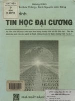 Giáo trình Tin học đại cương
