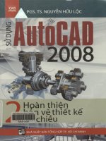Sử dụng Autocad 2000. Tập 2. Hoàn thiện bản vẽ thiết kế hai chiều (2D)