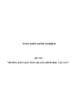 SKKN Hướng dẫn giải toán quang hình học Vật lí 9