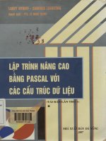 Lập trình nâng cao bằng Pascal với các cấu trúc dữ liệu. Tập 1