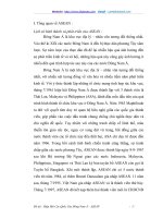 Báo Cáo ASEAN và các khổi kinh tế