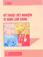 Kỹ thuật xét nghiệm vi sinh lâm sàng
