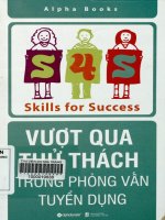 Vượt qua thử thách trong phỏng vấn tuyển dụng