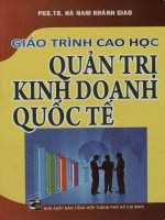 Quản trị kinh doanh quốc tế - Giáo trình cao học