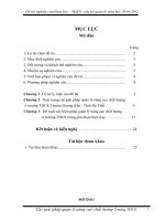 Các biện pháp quản lý để nâng cao chất lượng học tập của học sinh trường THCS, Huyện Hương Khê trong giai đoạn hiện nay