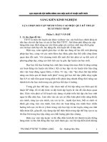 LỰA CHỌN BÀI TẬP NHẰM NÂNG CAO HIỆU QUẢ KỸ THUẬT XUẤT PHÁT THẤP