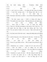 Học tiếng anh qua hội thoại Tốc độ kinh hoàng 2012