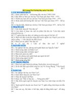 đề cương ôn thi đại học