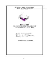 Rèn luyện cho học sinh sử dụng đạo hàm để chứng minh bất đẳng thức