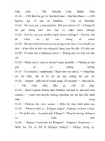 Học tiếng anh qua hội thoại Phi thuyền liên hành tinh