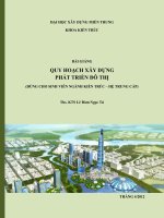 quy hoạch xây dựng và phát triển đo thị
