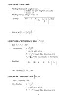 Bài tập môn học phương pháp tính có đáp án