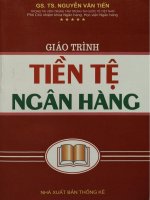 Giáo trình Tiền tệ ngân hàng