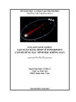 Sáng kiến kinh nghiệm về tạo ngân hàng hình vẽ powerpoint làm đồ dùng dạy học hình học không gian