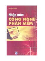 NHẬP MÔN CÔNG NGHỆ PHẦN MỀM
