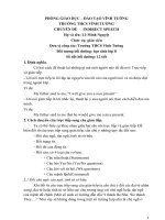 CHUYÊN ĐỀ HỌC SINH GIỎI TIẾNG ANH INDIRECT SPEECH