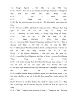 Học tiếng anh qua hội thoại Bài diễn văn của nhà vua