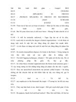 Học tiếng anh qua hội thoại Sát thủ vượt thời gian