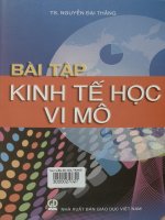 Bài tập kinh tế học vi mô - Dành cho sinh viên khối quản trị kinh doanh