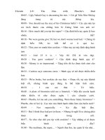 Học tiếng anh qua hội thoại Friends 2 the one with phoebes dad