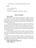 KỸ NĂNG HỌC VÀ LÀM BÀI HỌC SINH GIỎI LỚP 9 THCS.DOC