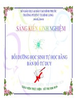 Bồi dưỡng học sinh tự học bằng bản đồ tư duy