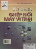 Kỹ thuật ghép nối máy vi tính. Tập 2