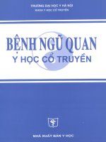 Bệnh ngũ quan y học cổ truyền