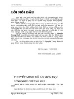 Tính toán thiết kế chi tiết dạng hộp giá đỡ