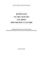 Hướng dẫn về việc xem xét tác động môi trường và xã hội