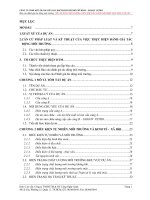 Báo cáo đánh giá tác động môi trường DỰ ÁN SỬA CHỮA NÂNG CẤP CỤM CẦU CẢNG NHÀ MÁY LỌC DẦU CÁT LÁI